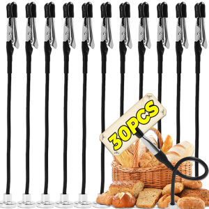 1/30PCS Magnetic Alligator Clip Flexible Metal Model Painting Base Holder Price Tag Clamp DIY Card Photo Memo Airbrush Accessory