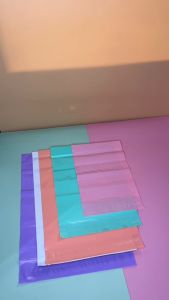 ถุงไปรษณีย์พาสติก ซองไปรษณีย์พาสเทล ซองไปรษณีย์พาสติก 100 ใบ 25x35