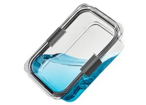Rubbermaid Brilliance Storage Plastic Containers with Lids Clear 20-pieces meal prep ideal for thermomix