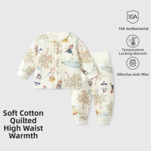 CAIYINGFANG | Baby Thermal Cotton Padded Underwear Set