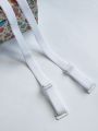 55cm Extended Elastic Bra Strap Anti-Slip Invisible Cross over Neck Strap Grey White Black Underwear Straps One-Piece Nylon Fabric. 