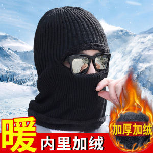 Thickened Fleece Winter Knitted Hat for Cycling Men Women Warm Windproof Cold Resistant Baroque Style Casual Fashion Cap