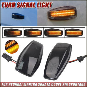Malcayang | LED Dynamic Side Marker Light Blinker Indicator Lamp For Hyundai Elantra XD I10 Getz Sonata XG Tucson Terracan