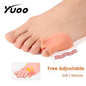 YUOO 1Pair Bunion Corrector Pads Bunionette Pain Relief Pinky Toe Separator Cushion Splint Protector Shield Spacer Cover Guard
