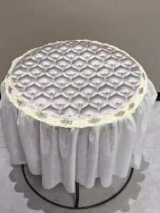 Vỏ Bọc Ghế Xoay Nâng Cao Cho Salon Tóc Quần Áo Giường Ngủ Bằng Vải Lụa Phong Cách Nông Thôn Mùa Đông 2025 Vỏ Bọc Ghế Bọc Ghế