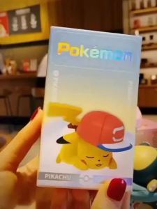 Bandai | Hot Sale PokéMon Pikachu Bulbasaur Blind Box Anime Figures Toys Sleep Starry Dream Series Action Figure Cartoon Birthday Gift