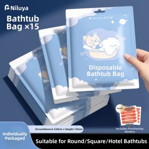 NILIYA | Travel Disposable Extra Large Thick Bathtub Liner