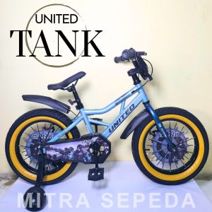 Sepeda Anak Laki Laki BMX United Tank 16 Inch Rem Cakram