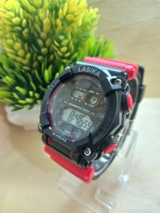 LASIKA Anti air Jam Tangan Pria Rubber Digital Mewah Sporty