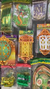 Hiasan Gantung Lentera 3D DIAMOND / dekorasi IDUL FITRI RAMADHAN Terbaru Model Lentera Diamond