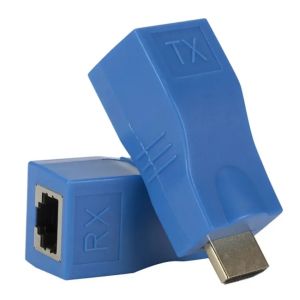 4K HDMI-compatible Extender to RJ45 LAN Network Extension TX RX Cat5e CAT6 Ethernet Cable 30M For PS3 HDTV HDPC DVD STB
