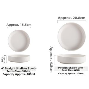 Nordic Glazed Ceramic Dinnerware Set