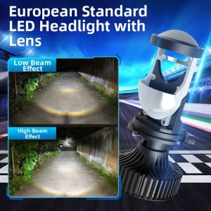 Right One | Motorcycle LED Headlight with Lens H4 Integrated