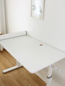 Student Desk Mat Study Computer Desk Mat Leather Simple Solid Color Desk Mat Oil-Proof Tablecloth