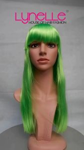 3999 Class B Synthetic Mid Length Wig with Full Bangs