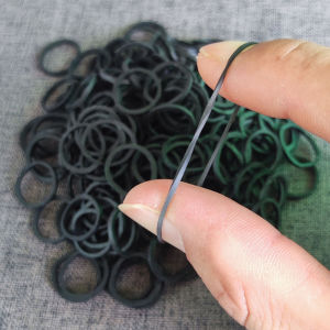 2000 Pcs Black O Rings Elastic Rubber Bands Stretchable Latex Rings Supplies For Home Stationery Office Package Stretchable Band