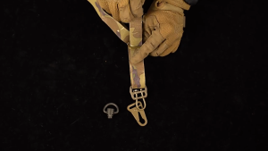 Oiking Tactical Single Point Sling Ri-fle G-un Shoulder Strap Rope Adjustable Quick Pull Soft Straps Various Adaptations for Outdoor Wargame Hunting