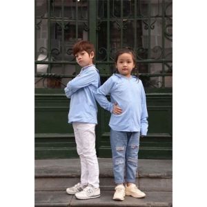 Áo Chống Nắng Size Nhỏ Dành Cho Bé Với Thiết Kế 1 Lớp Thông Hơi Thoáng Khí - LCXAN12a1