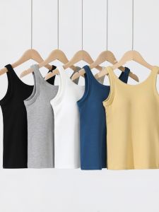 Long Yoga Tank Top Strap Vest Integrated Cup Slimming Breathable Quick Dry Maternity Activewear Womens Nylon Sports Fitness