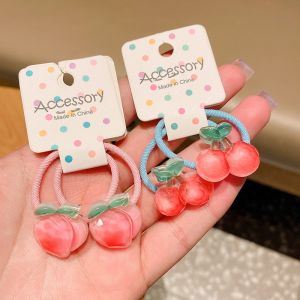 Adorable Small Hair Ties for Girls Baby Hair Bands Non-Damaging Hair Accessories for Little Girls Korean Style Childrens Accessories