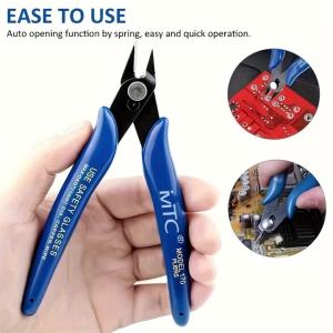 Wire Cutting Pliers Flush Cutter Side Snips for Electrical Wire Cable Plastic Model 3D Printing Support Removal Hand Tool