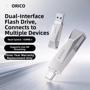 ORICO | Dual-Interface Portable USB Flash Drive 128G