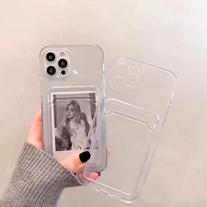 เคสใสสำหรับ for For OPPO A60 A15 A16 A18 A38 A57 A79 A5 Pro A3 A3X Reno 7 6 A36 A54 A58 A74 A76 A78 A3S A5S A7 A5 A9 2020 การ์ดผู้ถือเคสซิลิโคนใส