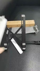 (JMB) Peyangga Laptop Stand Holder Dengan Dudukan Telepon Lipat Adjustable Anti Slip / Notebook