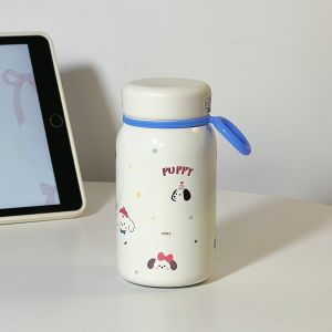 แก้วน้ำสแตนเลส 316 ทรงกระเป๋าพกพา ทรงตรง สำหรับผู้หญิง แก้วน้ำอุ่นน่ารัก แก้วน้ำอุ่นแบบพกพาสำหรับนักเรียน