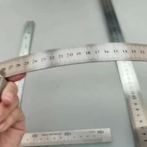 Tay Cầm Bằng Nhôm Thép Không Gỉ Thước Đo Góc Thước Vuông 250/300mm Thước Kim Loại Phải Để Đo Chính Xác
