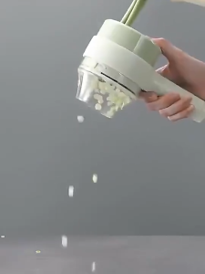 Food Chopper Protable Mixer Blender Quatre Kapsule 4 In 1 Alat Pemotong Sayuran Handheld Electric Vegetable Cutt