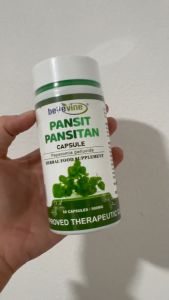 Bellevine Pansit Pansitan Capsules 60s 500mg Peperomia Pellucida Plant Based Food Supplement FDA Registered Daily Wellness Support Botanical Adult Supplement Easy to Take Capsule Quality Sealed Bottle Original 60 Capsules for Men and Women Daily Use