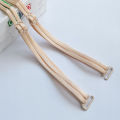 55cm Extended Elastic Bra Strap Anti-Slip Invisible Cross over Neck Strap Grey White Black Underwear Straps One-Piece Nylon Fabric. 