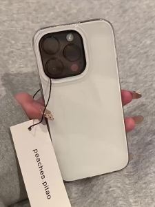 Ốp Điện Thoại Hình Chú Chó Con Đầu To Dễ Thương Hàn Quốc Họa Tiết Chấm Bi Dành Cho iPhone 17/16/15/14/13/12/11 Pro Max Air Plus Phong Cách Y2K Ngọt Ngào Chống Xước Chống Bụi Có Thể Giặt Được
