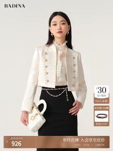 Bathina Vintage Court Style Womens Jacket Luxury Lightweight Spring Autumn New Arrival Short Outerwear for Women