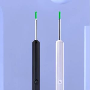 💥Free 4 ear scoops💥 Wireless smart visual Ear wax cleaner With LED light + 500W HD pixels + 360 ° rotation + wifi+USB Ear speculum otoscope Ear wax remover Ear pickers
