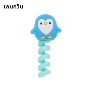 5 ชิ้นตัวป้องกันสายเคเบิลข้อมูลผู้ถือลวดสายไฟจัดซิลิโคนหูฟังห่อทนทานป้องกันการซีดจางทนความร้อน