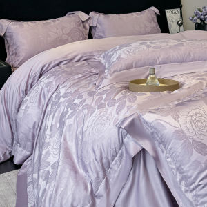 Luxurious Long Pile Cotton Embossed Duvet Cover Set Bedding