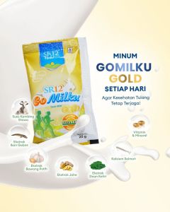Susu Kambing Etawa Go Milku SR12 Gold – Tinggi Kalsium Baik untuk Tulang & Jantung