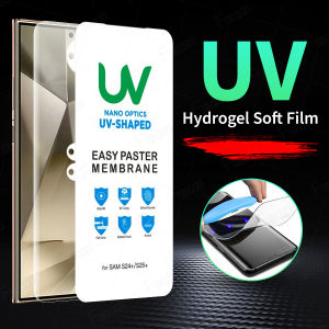 Fingerprint unlock UV Film UV Light Box Quick Curing Lamp For Xiaomi Mi 11 12 13 Lite 14 Pro 15 Ultra Redmi Note 13 14 Pro + Plus Poco X7 HD Clear Hydrogel Film Screen Protector