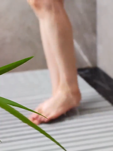 Bath Tub Shower Mat Non Slip Bathtub Mat for Bathroom Shower Floor Mat with Drain Holes and Suction Cups