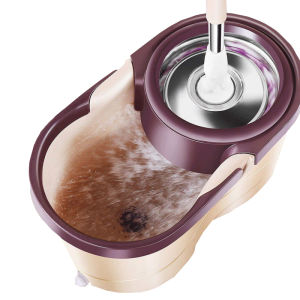 Tư Thế Tốc Độ 8 Cây Lau Nhà Xoay Với Thanh Thép Không Gỉ Sợi Siêu Mịn Cây Lau Nhà Tay Cầm Hướng Dẫn Sử Dụng Điện Để Lau Sàn Nhà