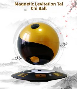 DINGFENGGE | Magnetic Levitation Tai Chi Ball Decorative Item for Auspiciousness and Creativity