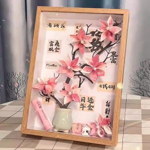 Bộ Khung Ảnh DIY Thủ Công Cho Cây Phong Thủy Tặng Bạn Trai Bạn Thân Vợ Quà Tặng Sinh Nhật Trang Trí Nhà Cửa Đồ Chơi Sáng Tạo