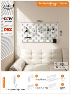 BEIQIVI | Magnetic Wall Storage Rack Stainless Steel