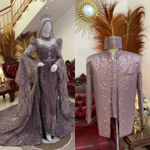 gaun pengantin couple beskap | sepasang gaun pengantin