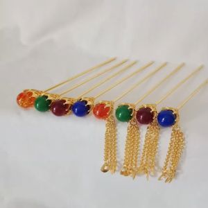 ปิ่นดอกไม้ไหวแบบล้านนาสวยๆ เครื่องประดับผม ปิ่นปักผม ปิ่นปักผมล้านนา(สินค้ามีพร้อมส่ง)