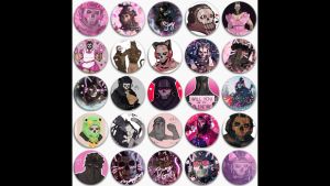 Call of Duty Badge Couple Gift COD overlay Konig Bar CP decompression game Bar