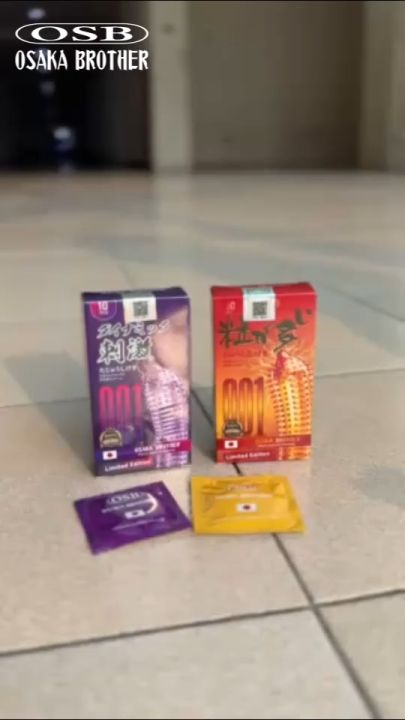 TERLARIS!!! Kondom 001 GERIGI TEBAL Super Tipis - OLO SLM OSB HAPPYPAPA SEONGJAE Condom BIG DOTTED Ultrathin - BOX dan Eceran [ORIGINAL]