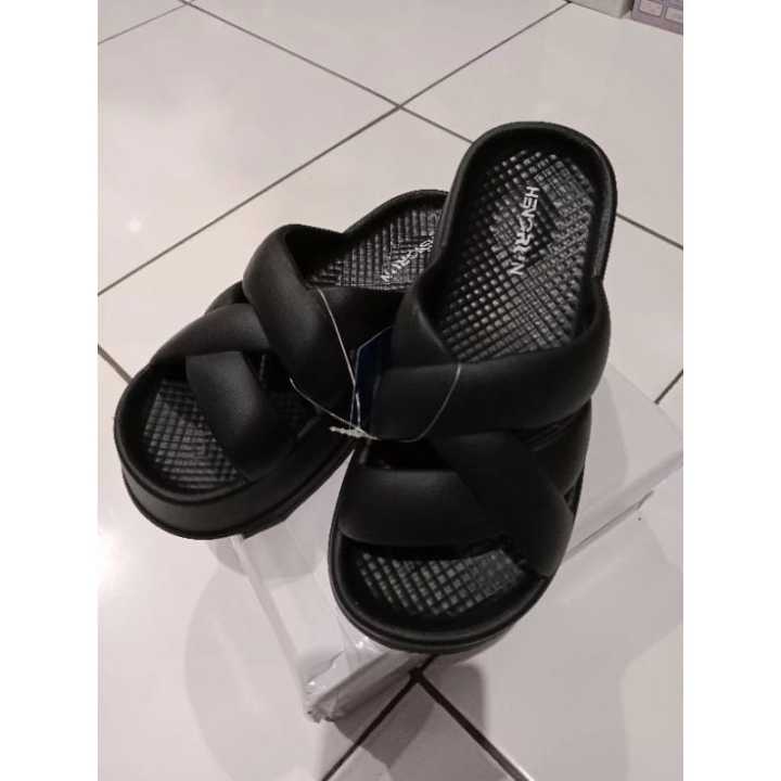 TERBARU SANDAL SELOP WANITA TEBAL / SANDAL KARET WEDGES RINGAN NYAMAN